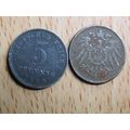 1918a 5 Pfennig Germany Empire Coin