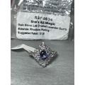 NIB She's All Magic LC Lavender Quartz W/Rhodiu...