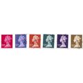 QUEEN ELIZABETH 11 G.B.SIX HIGH VALUE DEFINITIV...
