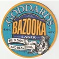 BEER MAT - GODDARDS BREWERY - BAZOOKA LAGER - (...