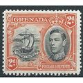 Grenada 1938 SG156 2d Black & Orange Mounted Mi...