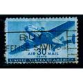 USA 1941 SG A906 30c BLUE MAIL PLANE FINE USED #