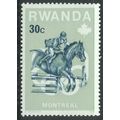 Rwanda 1976 - SG744 - 30c blue/gre - Horse Jump...