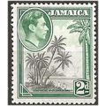 Jamaica 1938 SG124 2d Grey & Green Mounted Mint...