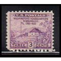 752 3c Washington's Hdqs Barely Clears MNH O4856