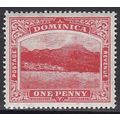 Dominica 1908 1d Carmine/Red SG 48 U/Mint