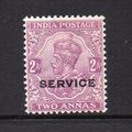India - 1912-13 - 2a Purple (Service) (sg O83) ...