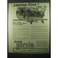 1918 Barrett Tarvia Ad - America First! In Good...