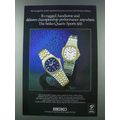 1981 Seiko Quartz Sports 100 Watch Ad - Rugged