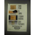 1990 Minwax Polyshades Ad - From plain & simple to simply beautiful