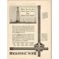 READING IRON COMPANY 1929 tubing eaten away cas...