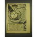 1962 Bernex Barracuda Watch Ad - of striking design