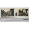2x vintage postcards Kankakei Gorge, Japan