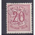 BELGIUM 1951 STANDING LION 20c USED