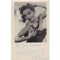 Florence Desmond 1960 Signed Photo At Henry Hal...
