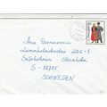 Latvia 1994 Jaunlutrini-Stockholm Sweden Cover VGC