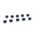 HORNBY TRIANG 10 BLACK SEMI-OVAL OBLONG HEAD X6...