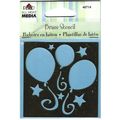 Plaid. 46714 Balloons Brass Stencil. Embossing ...
