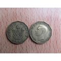 GB 1940 George VI Brass Threepence 3d Coin