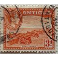 Antigua KGVI 1938 3d Orange Fort James Used SG ...