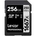 Lexar 256GB Professional 1667X SD Card, UHS-II,...