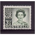 AUSTRALIA 1959 3 1/2d DEEP GREEN SG 312 M MINT