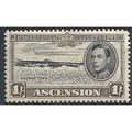 Ascension 1944 SG44a 1/- Black & Sepia Perf 13 ...