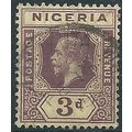 Nigeria 1914 SG5 3d Purple/Yellow (White Back) ...