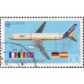 GERMANY, AIR, Airbus A 320, blue 1988, 60pf, #2