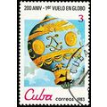 Cuba 1983 Balloons 3c Used Stamp.