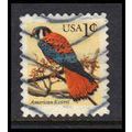 Used 2477 1c American Kestrel Fine W4716