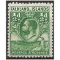 Falkland Islands 1929 SG116 1/2d Green Mounted ...