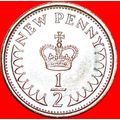 CROWN (1971-1984): GREAT BRITAIN ★ HALF NEW PEN...