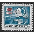Po Mi 243: 40 f. deep blue/red Postage Due Stam...