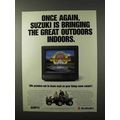1995 Suzuki ATV Ad: Larry Csonka, Dave Butz, Bert Jones