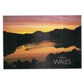 SUNSET OVER THE SNOWDON HORSESHOE, WALES. unuse...