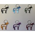 Aluminum Quarter Horse Key Chain - Choice of Bl...