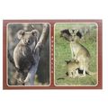 KANGAROO and KOALA BEAR, AUSTRALIA used postcar...