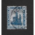 Egypt 1914 10m blue watermark single star/moon ...