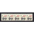 2258 13c Police Wagon Very Fine MNH Dry Gum PNC...