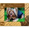 Silky Terrier Laser Engraved Wood Picture Frame...