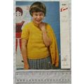 Vintage: Emu 6261 girl's jumper & cardigan, 4 p...