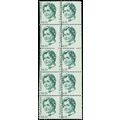 1857, Mint NH 17¢ Misperforation Error Block of...
