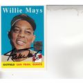 WILLIE MAYS 1996 AUTOGRAPHED SAN FRANCISCO GIAN...