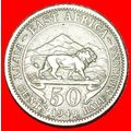 GREAT BRITAIN (1948-1952): EAST AFRICA ★ 50 CEN...