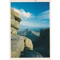 Cir Mhor Arran Mountains Postcard posted damage...