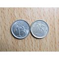Belgium 1970 25 Centime Belgique (French Text) ...