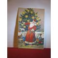 FATHER CHRISTMAS unused repro of an antique pos...