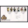 Great Britain QEII 2009 FDC Royal Navy Uniforms...