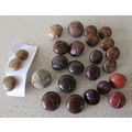 Buttons Football x 25 Plastic Rear Shank Mixed ...